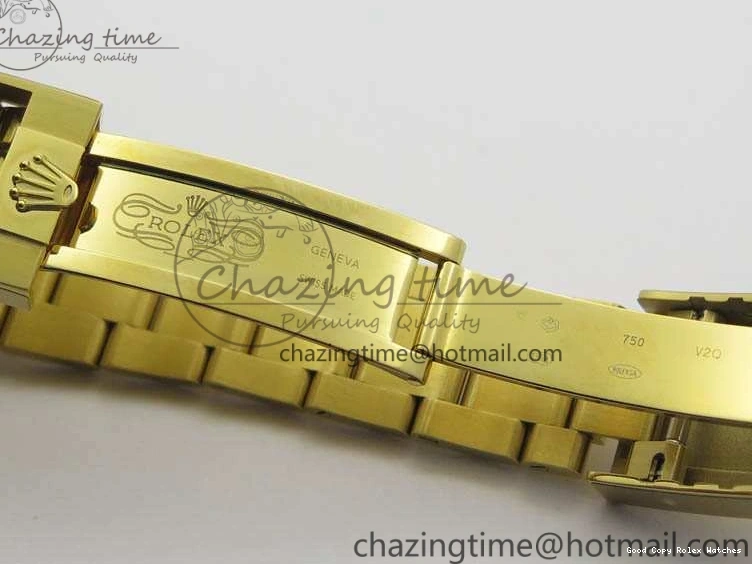 Best AAA Replica Sites Edition 3577 Bracelet II YG On YachtMaster YG Cozy 116688 Ceramic Bezel Best A White 1:1 Blue Dial JF 1224